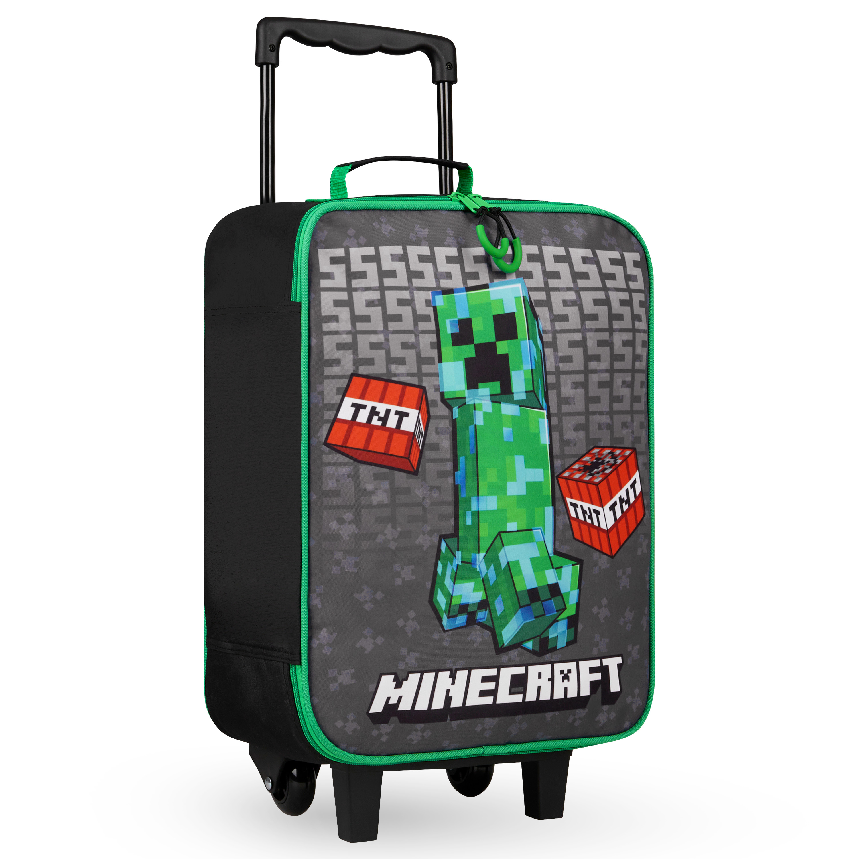 Minecraft Kids Suitcase for Boys and Girls Foldable Hand Luggage